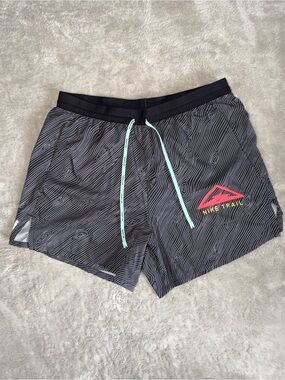Nike Dri-FIT Flex Stride Trail Running Shorts Men’s Medium CQ7949-010 Black 5”